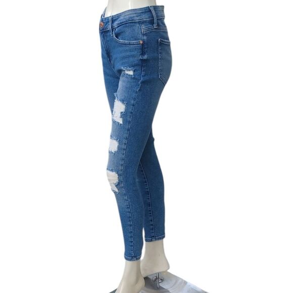 5014...Guess Skinny Jeans Size 26, 25" Inseam 8" Rise - Picture 3 of 5